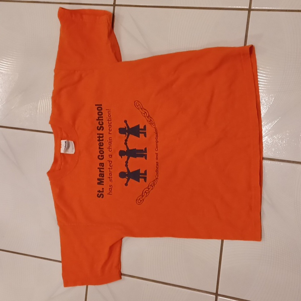 $4 Add-on Orange "Kindness" Tee - Size Medium (Youth)